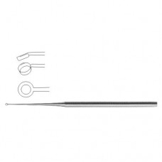 Buck Ear Curette Fig. 4 - Angled - Sharp Stainless Steel, 17 cm - 6 3/4" 